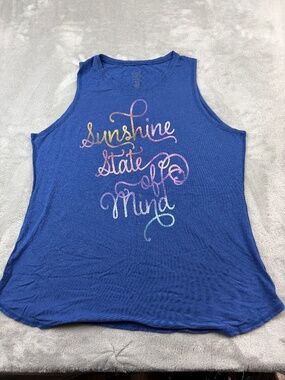 Raw Threads Athletics Custom "Meg" Sleeveless Tank Top Women's L